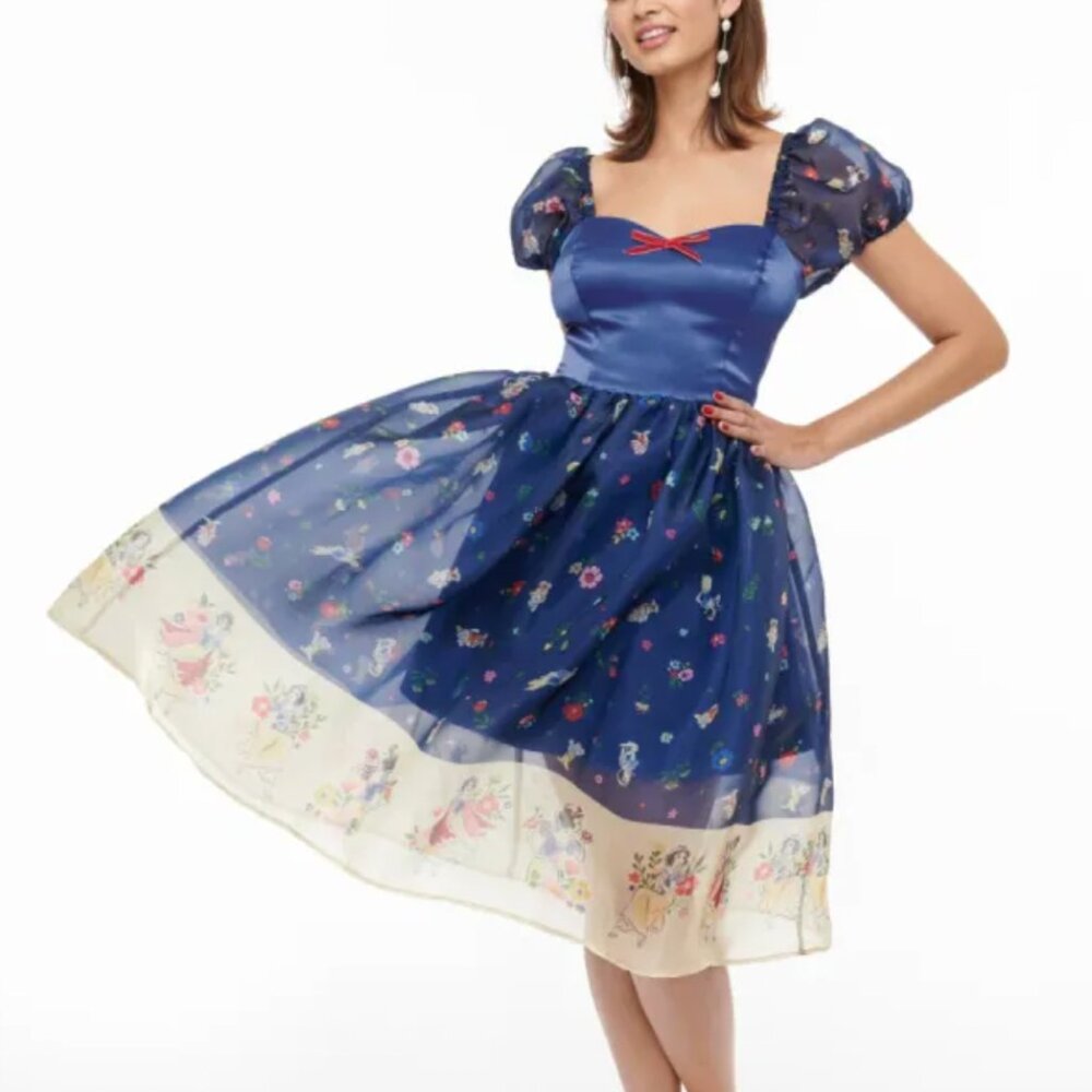 Unique Vintage Disney Snow White Dress XL 14 Fairest of Them All NWT